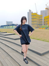 Red Cap Girl Earphone Girl Tee